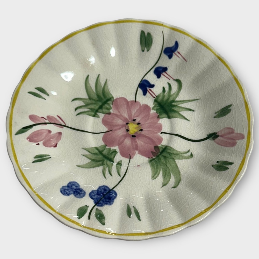VTG Blue Ridge Southern Pottery Bread Butter Plate SET OF 6 Laurie Colonial RARE - Picture 8 of 10